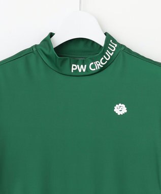 PW CIRCULUS 【UVカット / 吸水速乾 / 伸縮性抜群】【WOMEN】NEW バックメッシュモック T ゴルフウェア レディース グリーン系