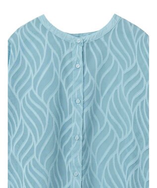 Green Parks ２ＷＡＹ　リーフジャガードシアーシャツ Mint