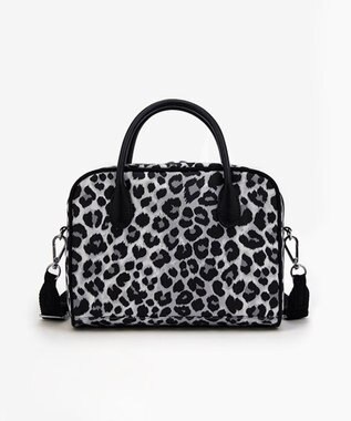 LeSportsac SQUARE TH CROSSBODY/アップタウンレオパード/ブラック アップタウンレオパード/ブラック
