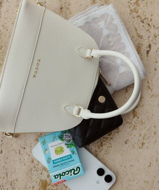 TOCCA LE SOMMET MINI BUGATTI BAG レザーバッグ オフ系