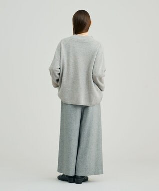 J.PRESS YORK STREET 【WOMEN】ANTI PILLING WOOL ボトルネックニット ライトグレー系