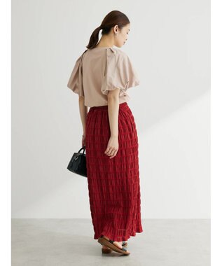 Green Parks ・ＳＵＧＡＲ　ＳＰＯＯＮ　バルーンスリーブＴシャツ Pink Beige