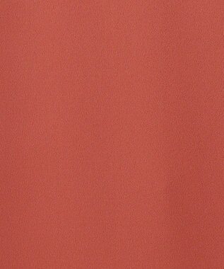 23区 【洗える】ストレッチジョーゼット ワンピース テラコッタ系