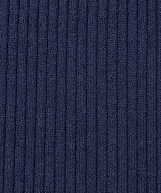 ANY L フェザーカーディガン×ニットスカートセットアップ ネイビー