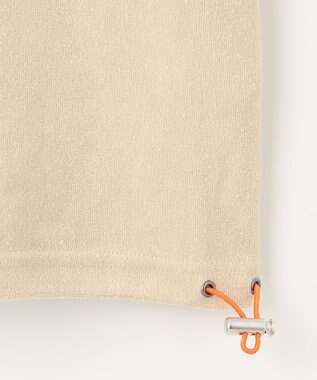 PW CIRCULUS GOLF 【MEN】パイル ハーフジップ ポケット モックネック シャツ ベージュ系