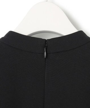 ICB 【洗える・ブラックフォーマル】 TaPeダブルクロス フレアワンピース ブラック系