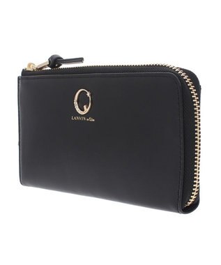 LANVIN en Bleu ルナ Ｌファスナー長財布 ブラック