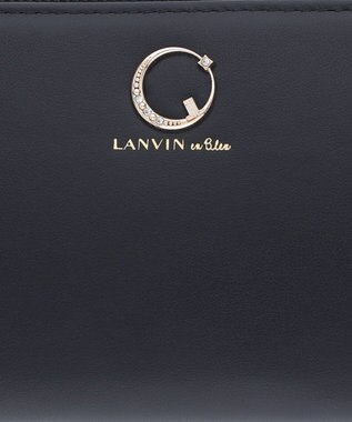 LANVIN en Bleu ルナ Ｌファスナー長財布 ブラック