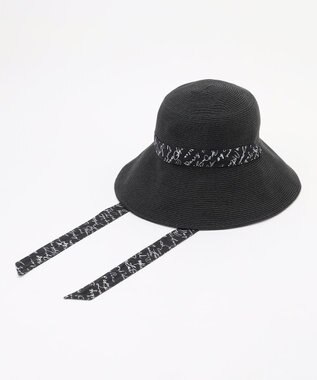 ICB 【先行予約・30th ANNIVERSARY】フェイクラフィアリボンハット ブラック