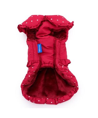 PET PARADISE ディズニー ミニー 襟付き 綿入ベスト 小型犬 レッド