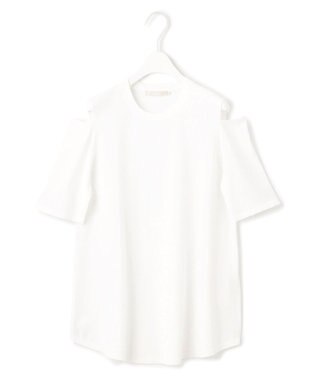 ICB 【接触冷感・UVカット・洗える】 VIS/NYハイゲージ デザインプルオーバー オフホワイト系