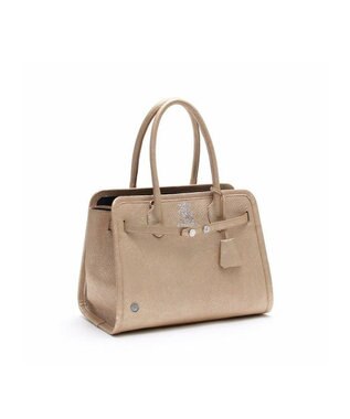 A.D.M.J. 【牛革】メタリックレザー/ヘリ巻きベルトトートM(Dカン+)