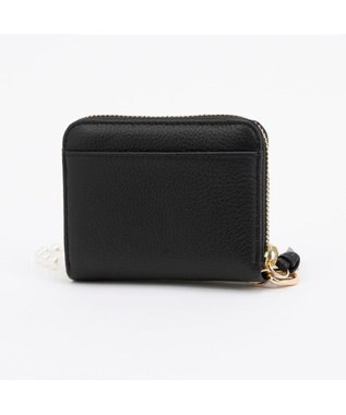 UNBILLION ペルケ perche / パール調ストラップ・ジャバラカードウォレット シルバー