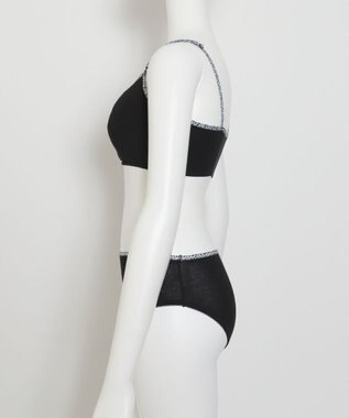 WEGO 【ブラトップ＆ショーツセット】Liliane　Ciel　レオパードハート ブラック