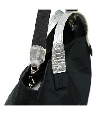 Regalo Felice 【軽量 / A4サイズ対応 / 2way】トート大 / REGALO BKSV(ブラック×シルバー)