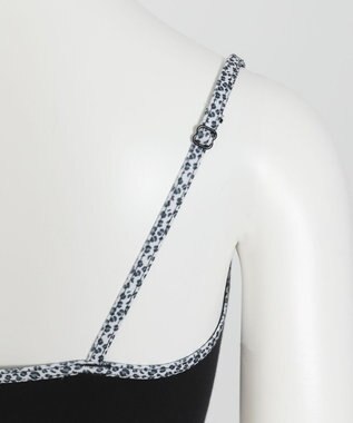 WEGO 【ブラトップ＆ショーツセット】Liliane　Ciel　レオパードハート ブラック