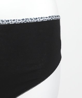 WEGO 【ブラトップ＆ショーツセット】Liliane　Ciel　レオパードハート ブラック