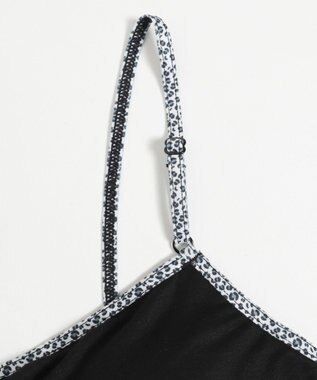 WEGO 【ブラトップ＆ショーツセット】Liliane　Ciel　レオパードハート ブラック