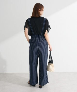 Green Parks 楊柳ドッキングフレンチプルオーバー Black