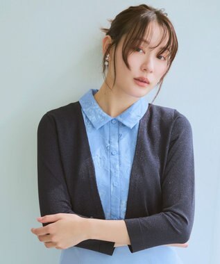 TOCCA 【星風まどかさん着用】VOILE SUCRE ドレス サックスブルー系