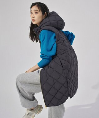 UNFILO L 【野呂佳代さん着用】BEAUTY FORM JERSEY イージーパンツ グレー