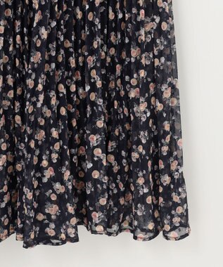 ANY SIS S 【洗える】ニュアンスピーチ ワンピース ネイビー系