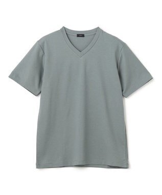 JOSEPH HOMME コンパクトストレッチジャージー　ＶネックＴシャツ ピーコックグリーン系
