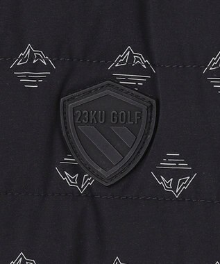 23区GOLF 【MEN】【ストレッチ・撥水】パディング中綿 ブルゾン ブラック系5