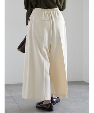 Te chichi アシメクロップドパンツ オフホワイト