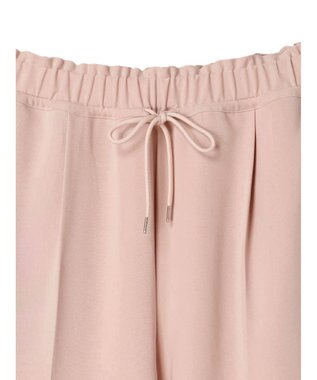 Green Parks イージーウエストセンタープレスストレートパンツ Pink