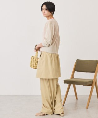 AMERICAN HOLIC 【2SET・接触冷感】カーディガン+ノースリーブニット Beige