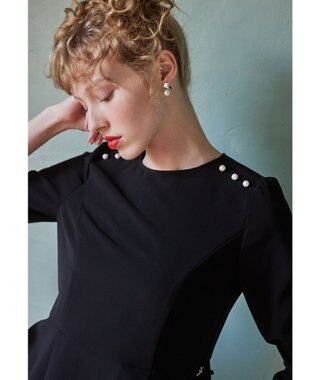 TOCCA 【消臭・撥水・洗える】FLY FREELY ブラウス ブラック系