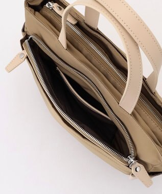 Y'SACCS ポリエステルツイル 2WAYトートバッグ ベージュ