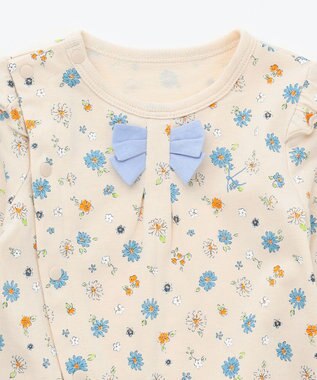 組曲 KIDS 【70㎝】デイジー ロンパース ベージュ系5