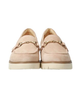 INTER-CHAUSSURES 【BUSSOLA】撥水ホースビットローファー ベージュスウェード