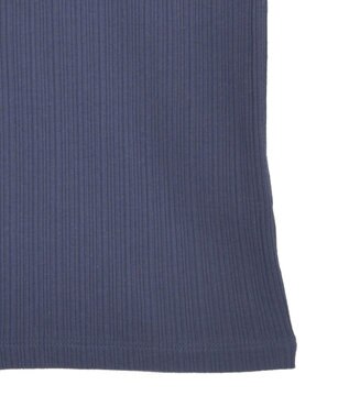 AMERICAN HOLIC リブ5分袖プルオーバー Navy