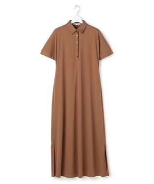 23区 【SLOW/一部店舗限定】ファンクショナル ポロ ワンピース アースブラウン