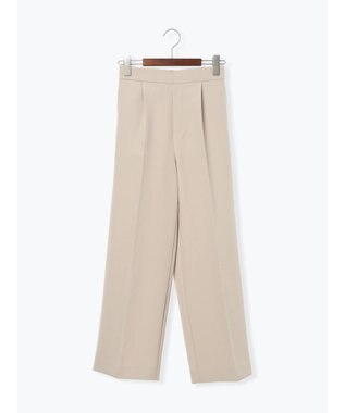 Te chichi 【雑誌掲載アイテム】ダブルクロスイージーワイドパンツ ベージュ