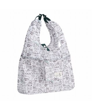 ACE BAGS & LUGGAGE 【折り畳み】 HAyU × ace. マルシェバッグ エコバッグ 猫柄 23L 17871 トラベル