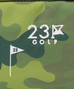 23区GOLF 【UNISEX】カモフラ柄ポーチ カーキ系5