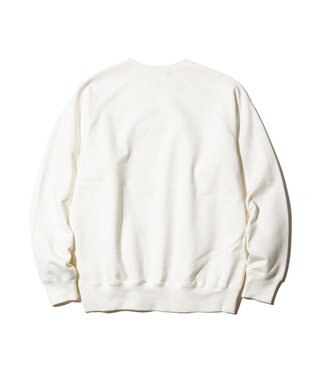 J.PRESS MEN 【AaronChang】【UNISEX】ラグランスリーブ スウェット ホワイト系