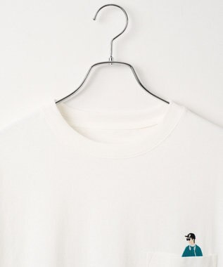 WEGO 【ユニセックス着用ITEM/手洗い可/MLサイズ】CITY　BOYS　ポケットT（S） ホワイト