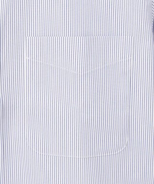 J.PRESS MEN 【PREMIUM PLEATS / 形態安定】マイクロストライプ シャツ / B.D. ネイビー系1