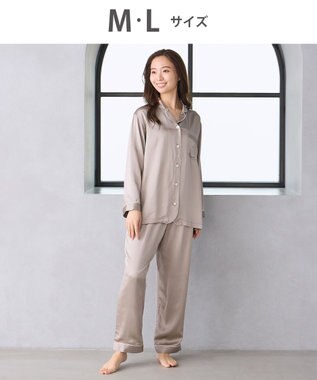 ワコール／睡眠科学 パジャマ シルク100% 長袖 長ズボン ここちよく眠れる 吸放湿性 レディース YDX542 睡眠科学／ワコール