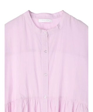 Green Parks ボリュームギャザーシャツワンピース Lavender