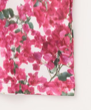 23区GOLF 【WOMEN】【接触冷感・UVケア・吸水速乾】ブーゲンビリア柄 ポロシャツ ピンク系5