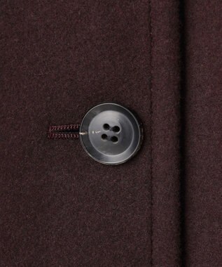 BEIGE， GABELLE / ロング丈チェスターウールコート Bordeaux