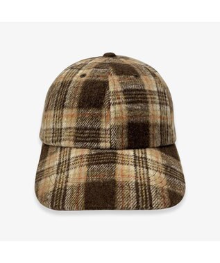 林八百吉商店 Champion ネルチェックロングキャップ ブラウン