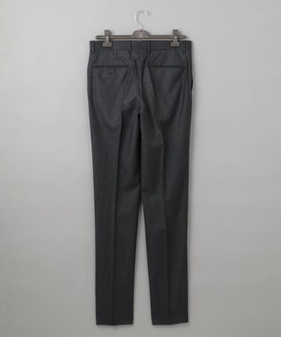 GOTAIRIKU 【保温性/ストレッチ/シワになりにくい】サキソニーストレッチパンツ（ノータック） グレー系