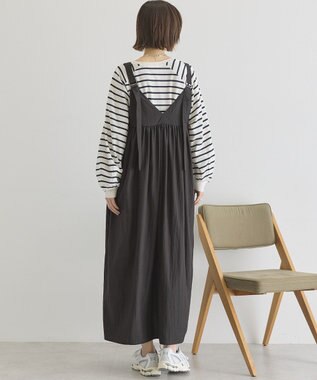 AMERICAN HOLIC 【選べる丈】Ｖネックワンピース Black